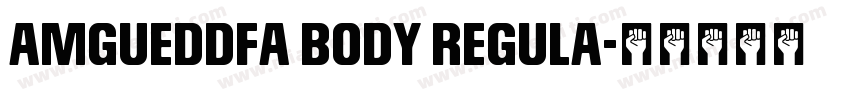 Amgueddfa Body Regula字体转换